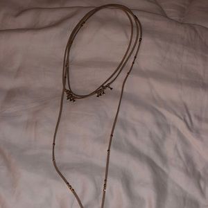 Faux Leather Beaded Choker